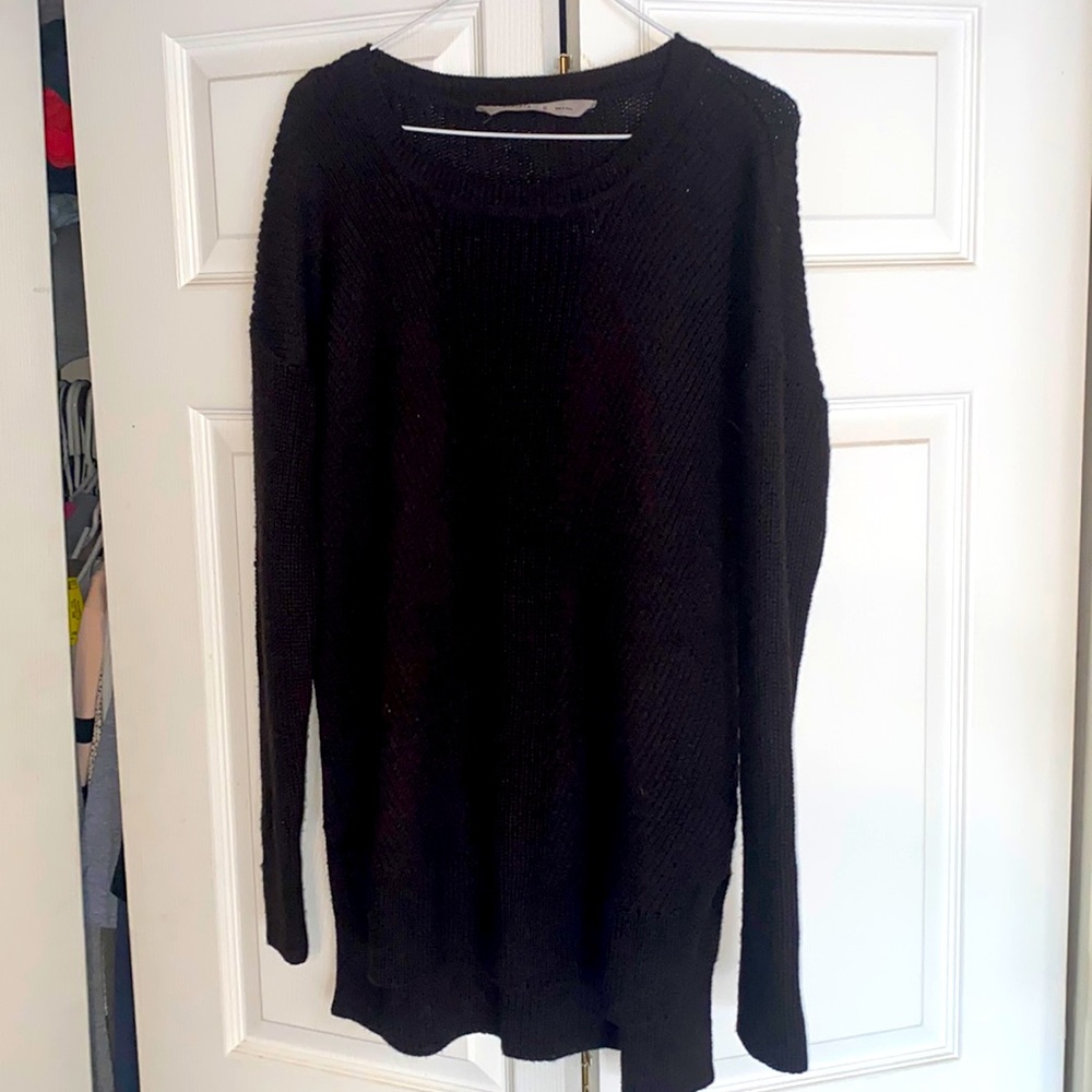Athelta | Black Wool long length sweater | size Medium